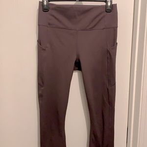Fabletics M Plum Pure Luxe 7/8 High Waist leggings